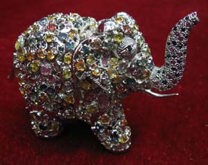 ELEPHANT ( with precious stones )